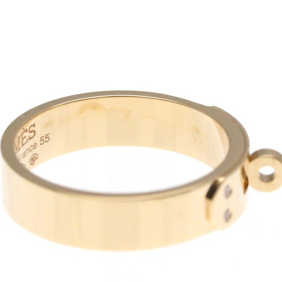 Hermes Kelly Diamond Ring Pink Gold (18K) Fashion Diamond Band Ring Pink Gold - Picture 8 of 10